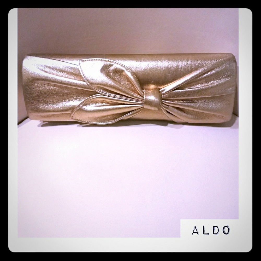 Aldo Bronze Clutch